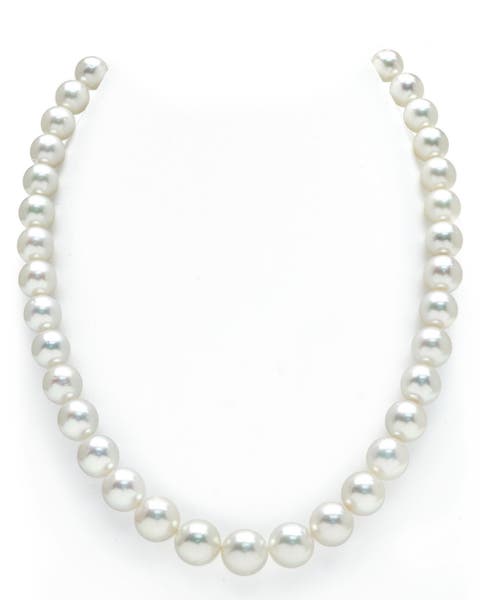 9-11mm White South Sea Pearl Necklace - Premier AAAA Quality