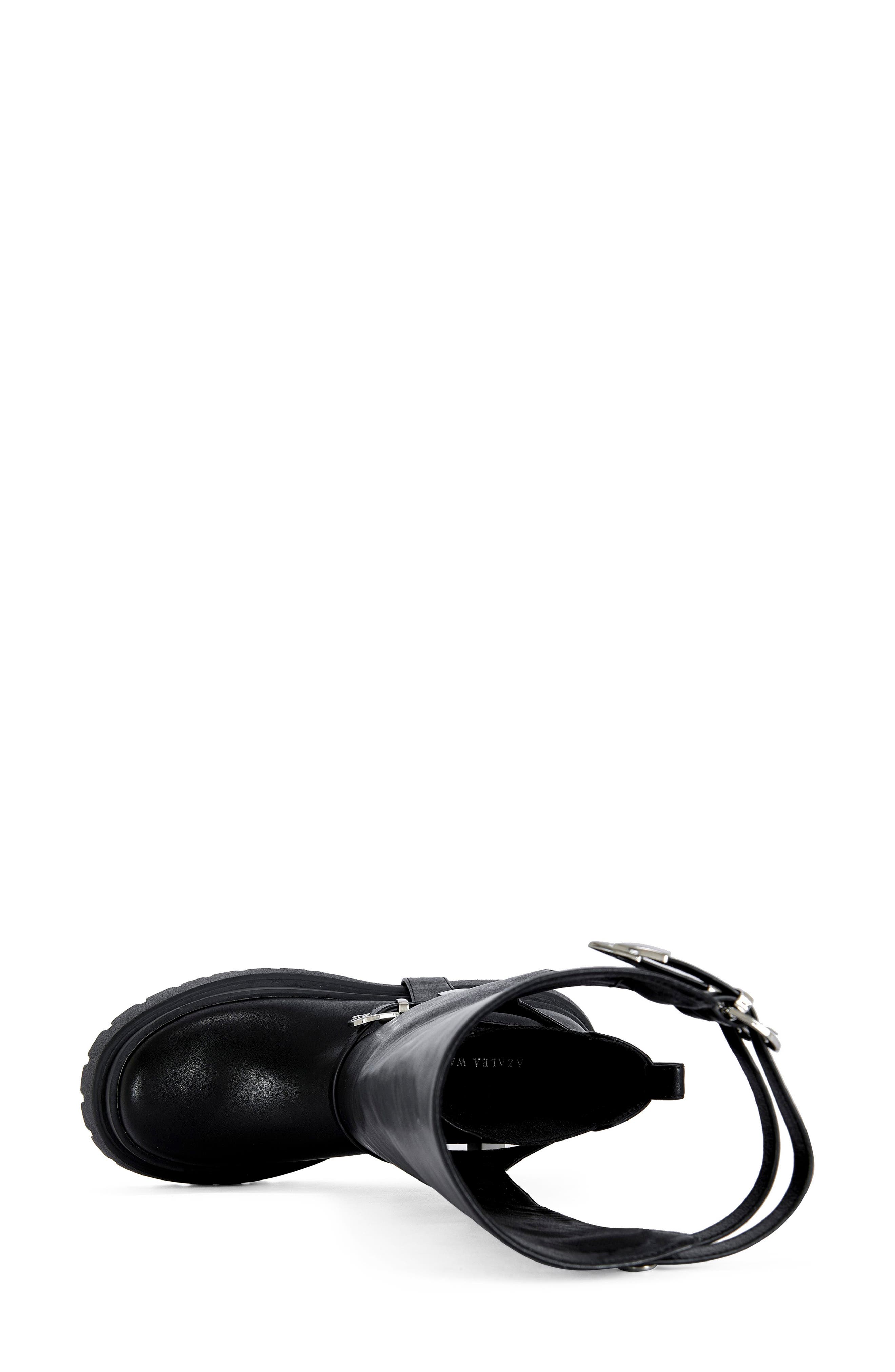 AZALEA WANG Rampage Knee High Platform Boot, Alternate, color, Black