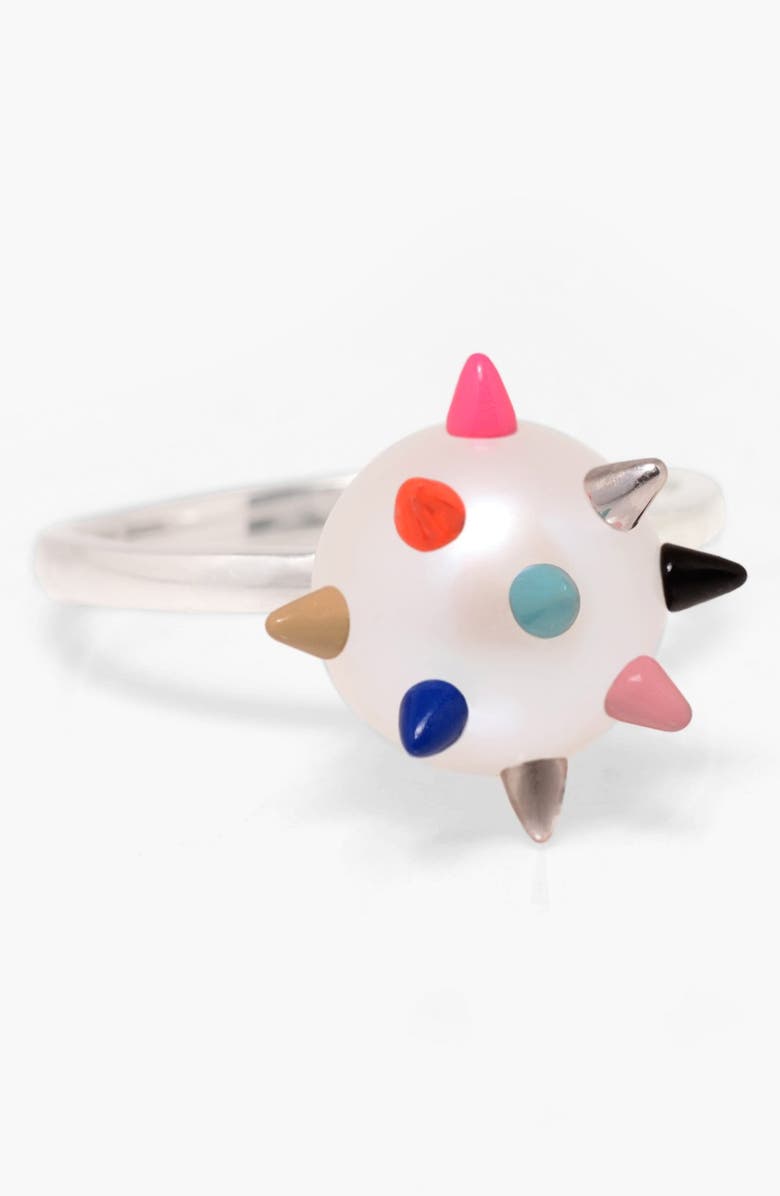 Nektar de Stagni Color Spike Freshwater Pearl Ring, Alternate, color,