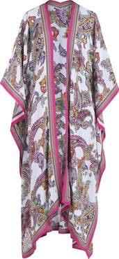 L'AGENCE Kara Long Sleeve Cover-Up