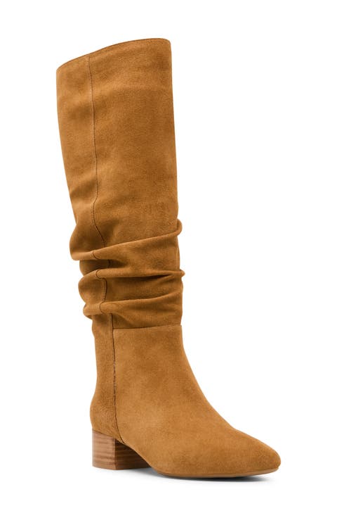 Hannah Waterproof Scrunch Knee High Boot