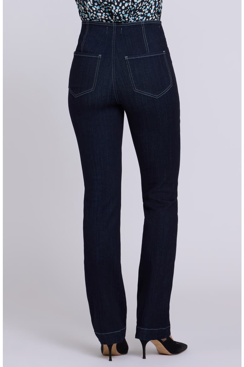 Marilyn High Waist Straight Leg Pull-On Jeans, Alternate, color, RINSE