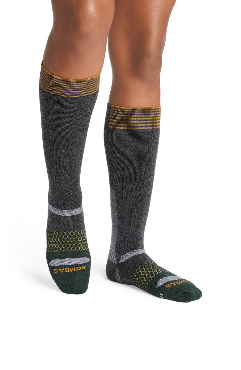 Bombas Merino Wool Blend Knee High Ski Socks, Alternate, color, 