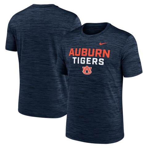 Men's Nike Navy Auburn Tigers Campus Center Stack Velocity Dri-FIT T-Shirt