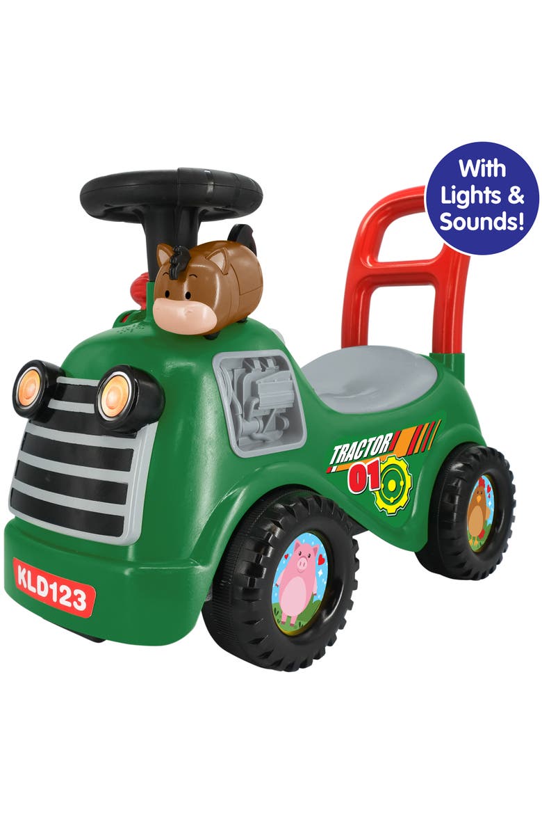 My First Ride-On Farm Tracker Vehicle, Alternate, color, Multicolored