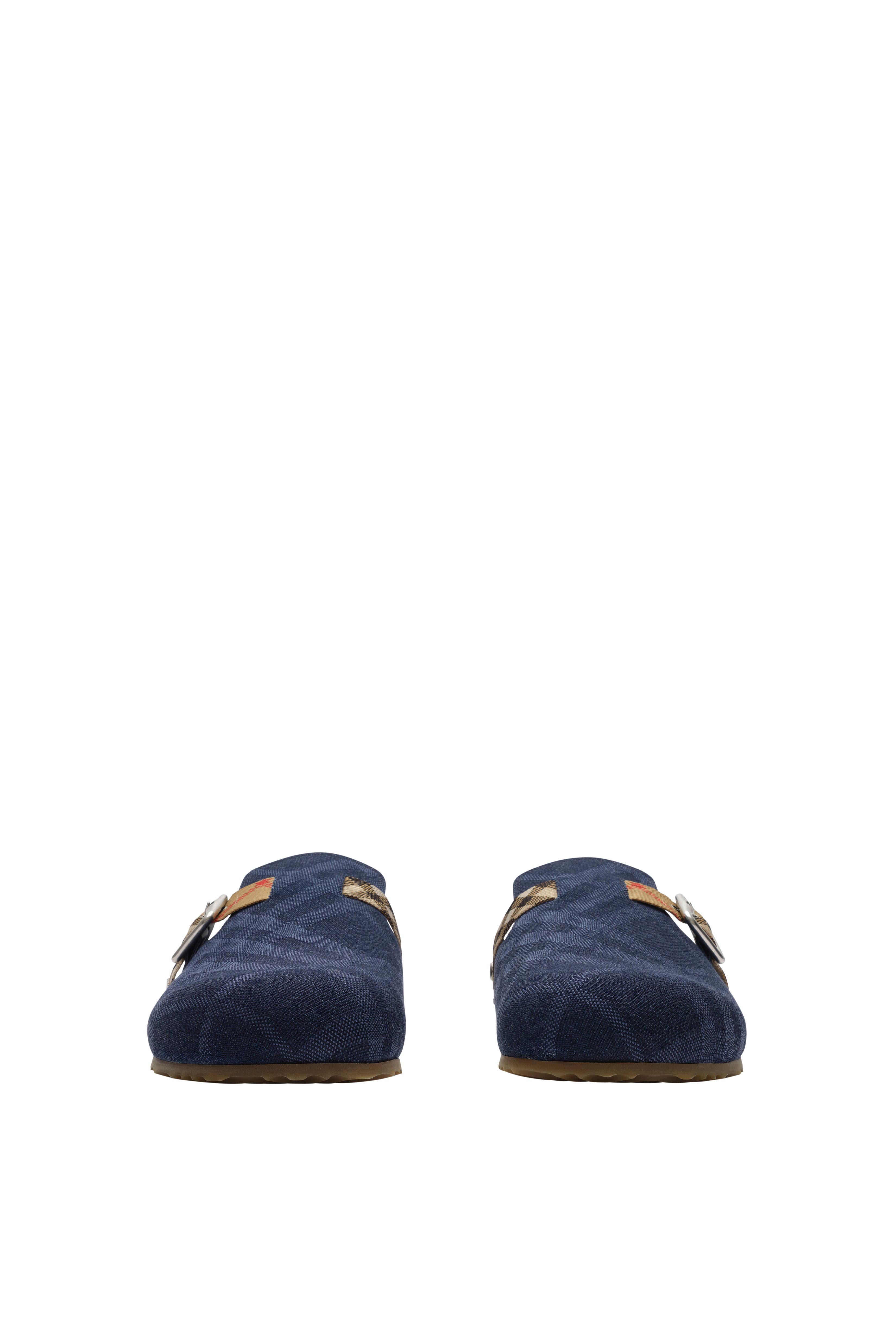 Check Denim Urchin Clogs, Alternate, color, Navy