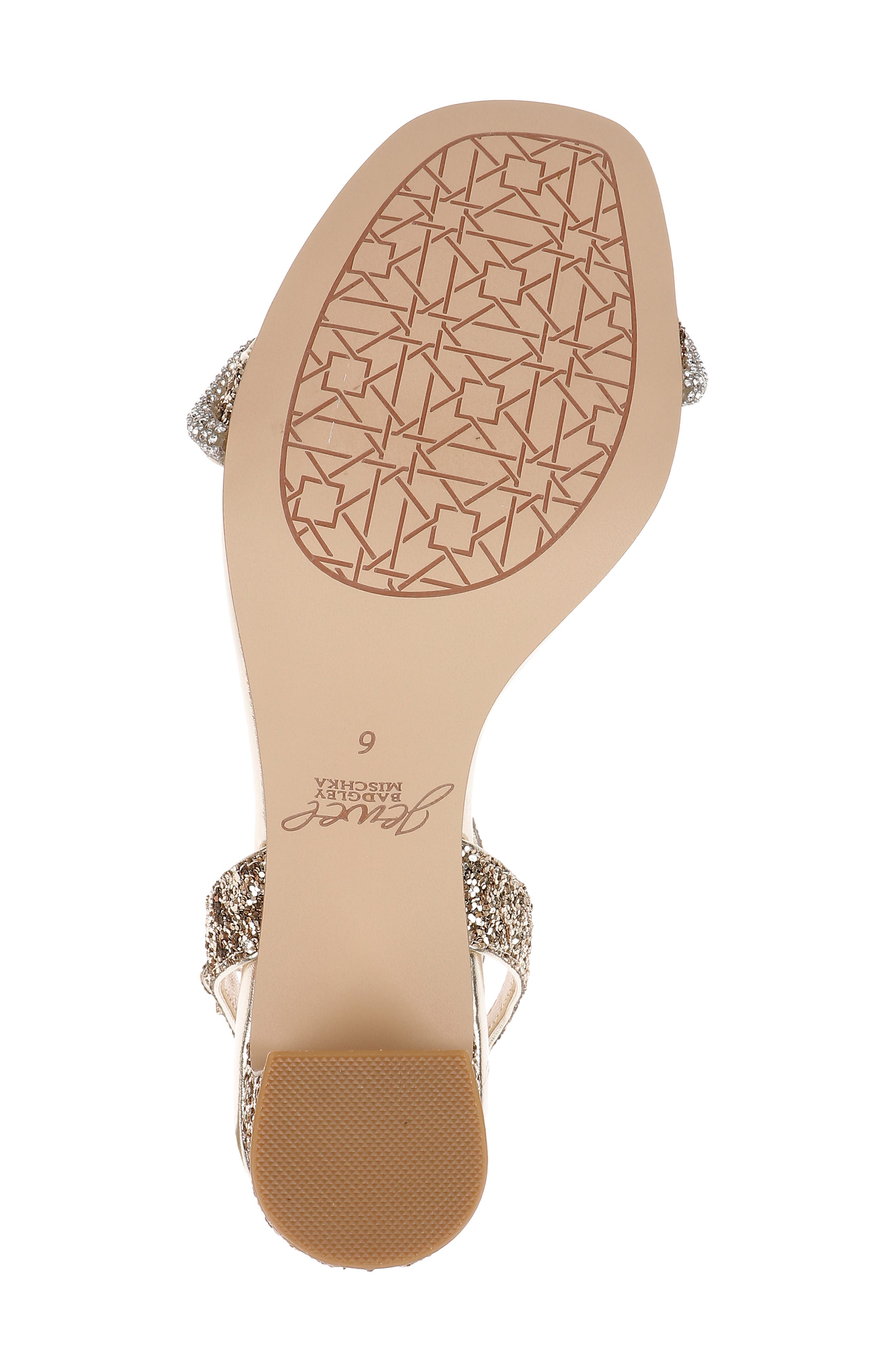 Gem Glitter Ankle Strap Sandal, Alternate, color, GOLD