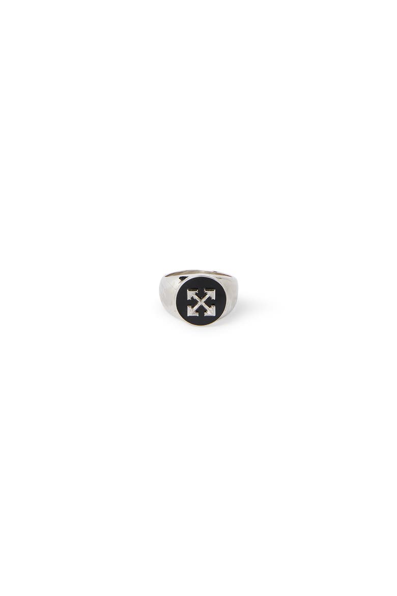 Men's Round Arrow Ring, Main, color, Silver