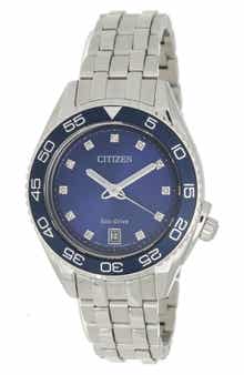 Citizen Sport Luxury Eco-Drive Bracelet Watch, 35mm