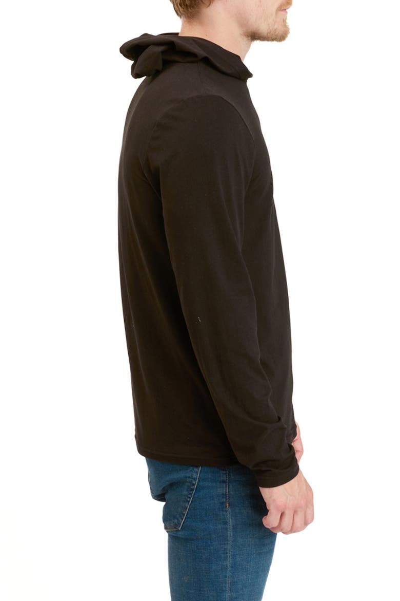 Malone T-Shirt Hoodie, Alternate, color, BLACK