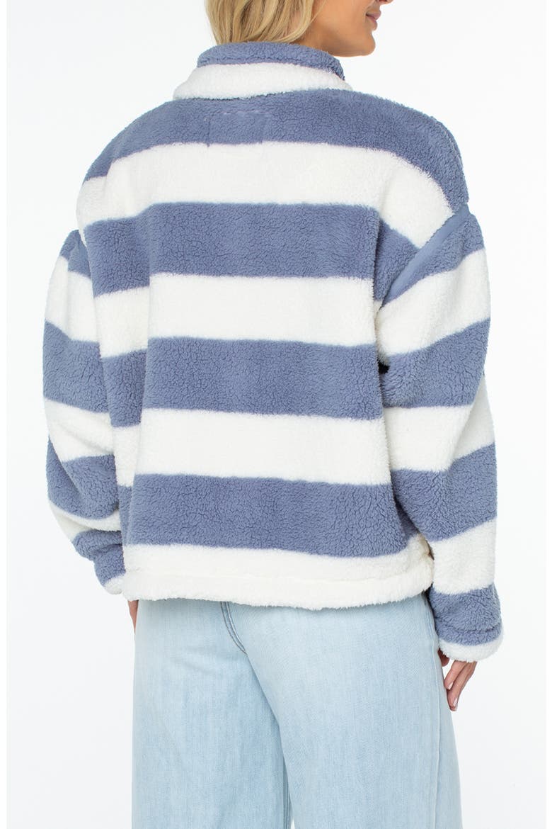 Wurlie Stripe High Pile Fleece Jacket, Alternate, color, WILD WIND