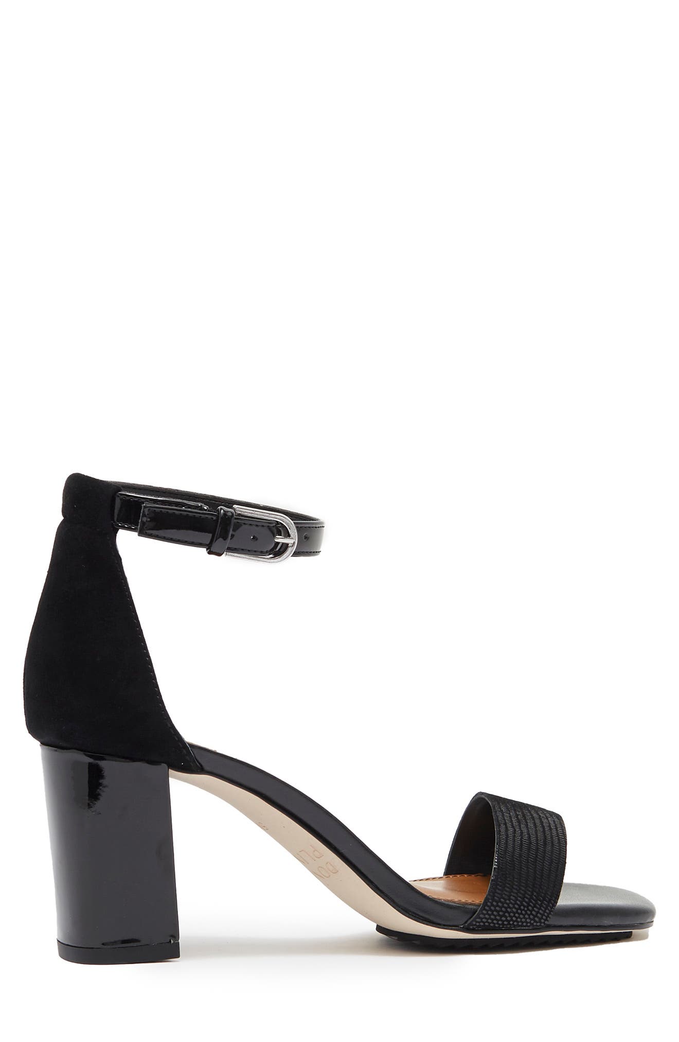 Donald Pliner Priyah Lizard Print Suede Sandal, Alternate, color, 