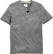 Billy Reid Bird's Eye Short Sleeve Henley