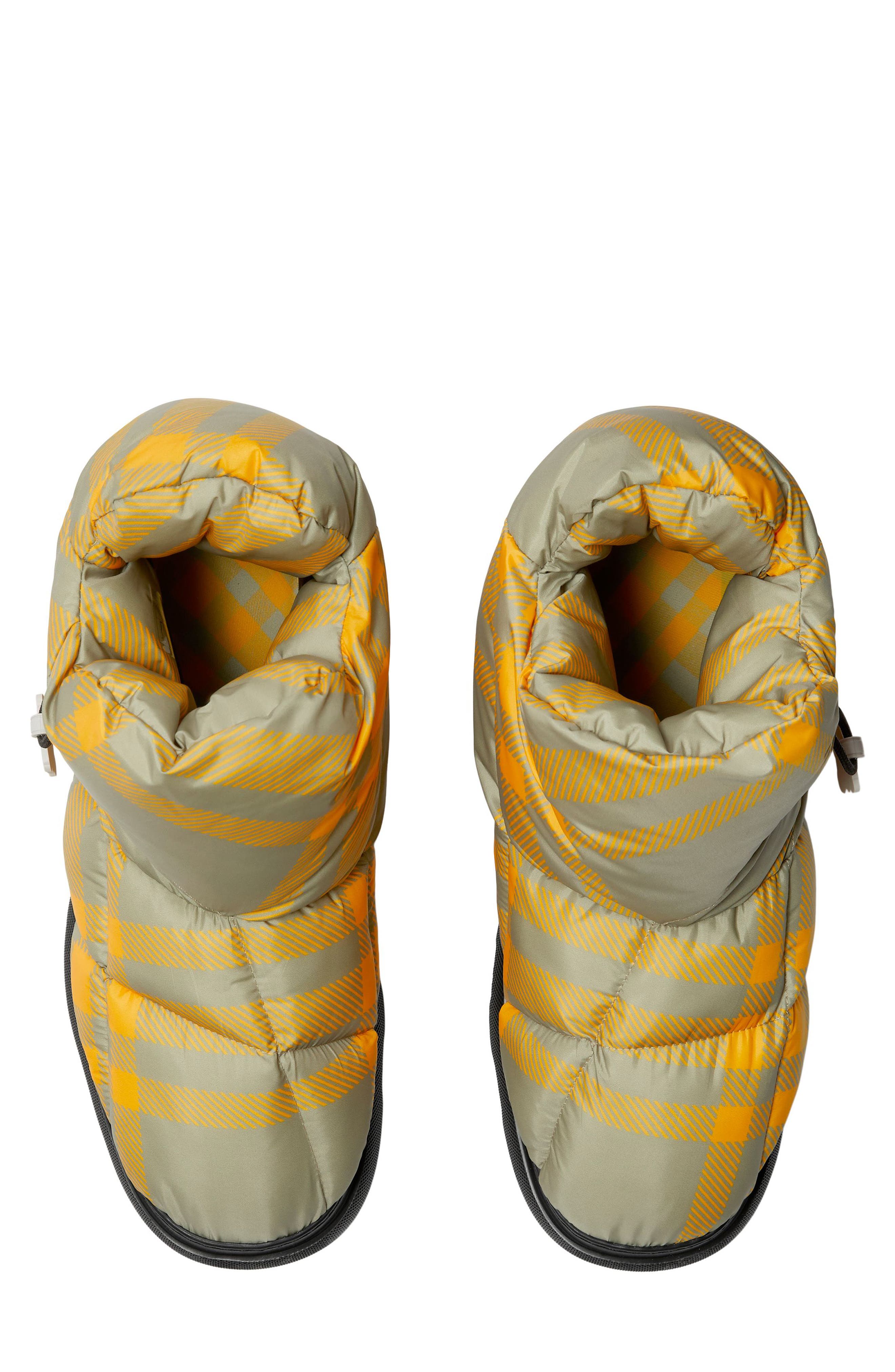 Burberry Chucky Check Puffer Boot, Alternate, color, 