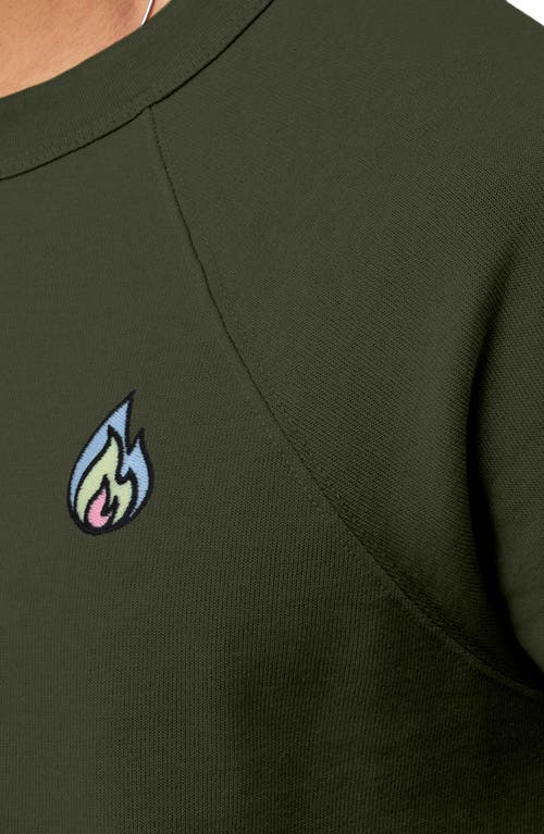 DALIX DALIX FIRE FLEECE SWEATSHIRT