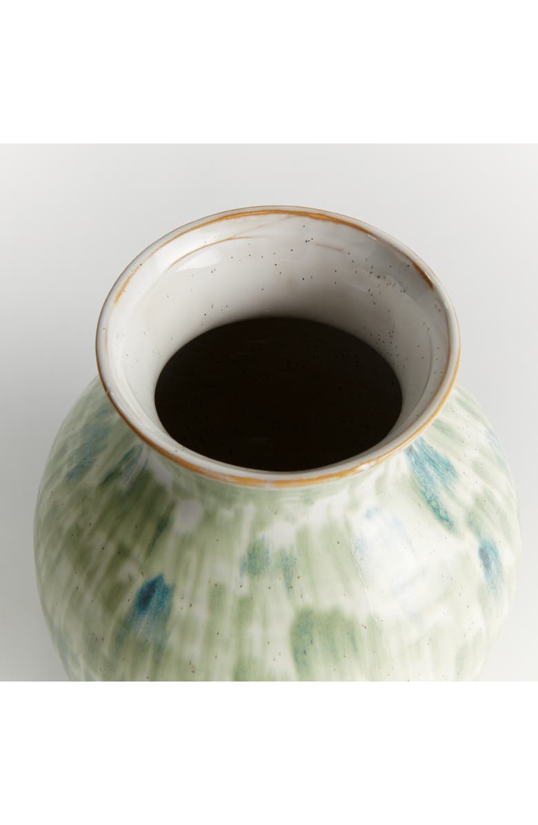 Napa Home & Garden Brosse Vase Large - Green/Blue Stoneware Accent Decor, Alternate, color, Blue