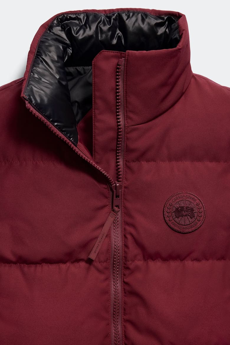 Grandview Cropped Vest Tonal Disc, Alternate, color, Burnt Vermillion