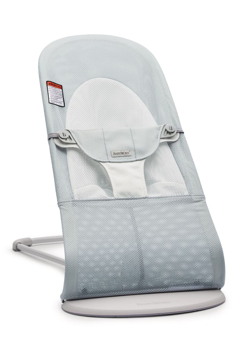Bouncer Balance Soft Convertible Mesh Baby Bouncer, Main, color, SILVER/ WHITE