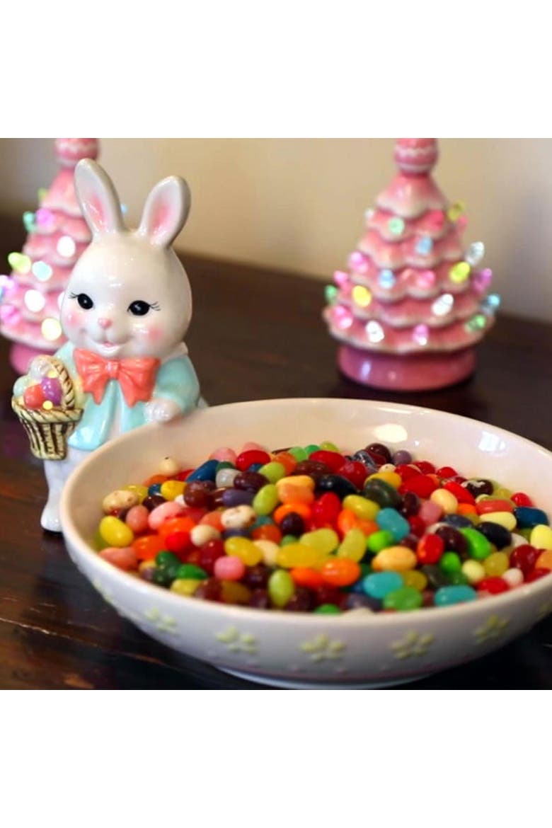 Ceramic Bunny Candy Dish, Alternate, color, White