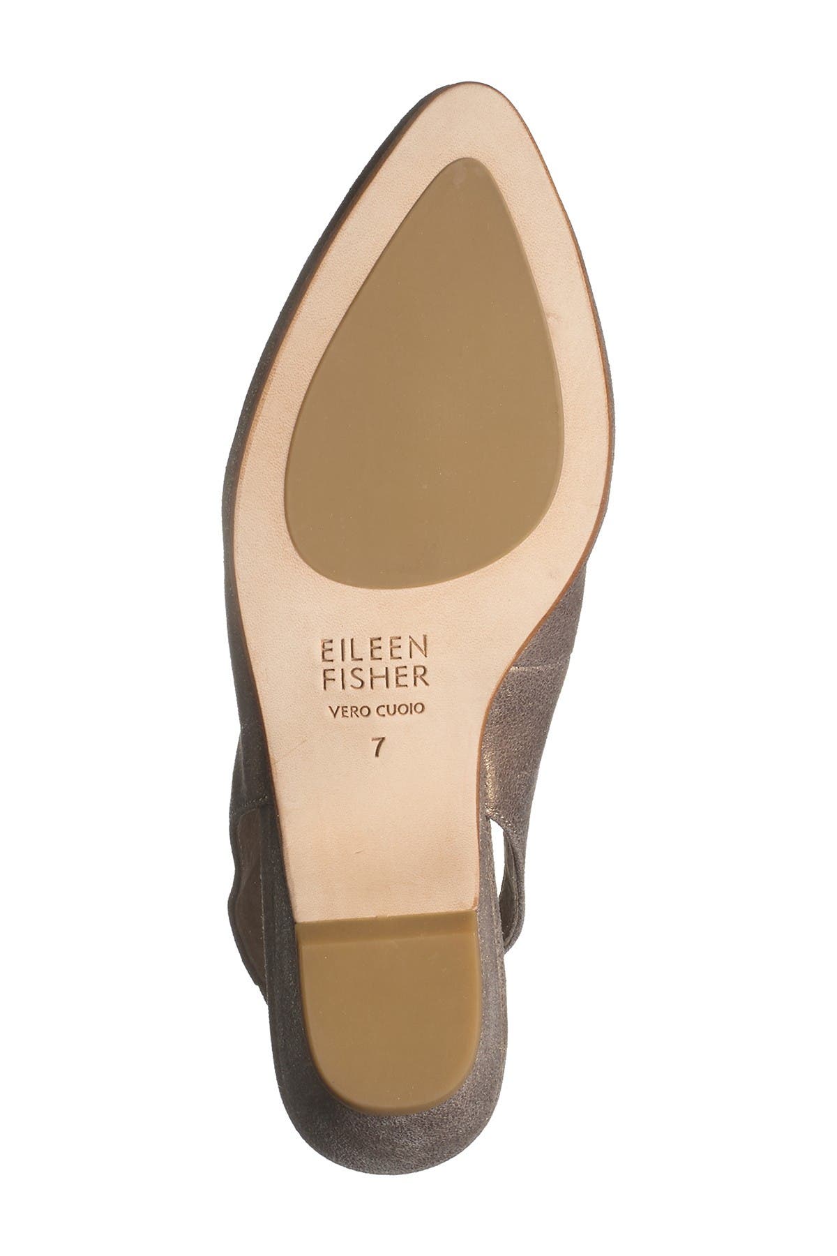 Eileen Fisher Gatwick Metallic Leather Slingback Sandal, Alternate, color, 