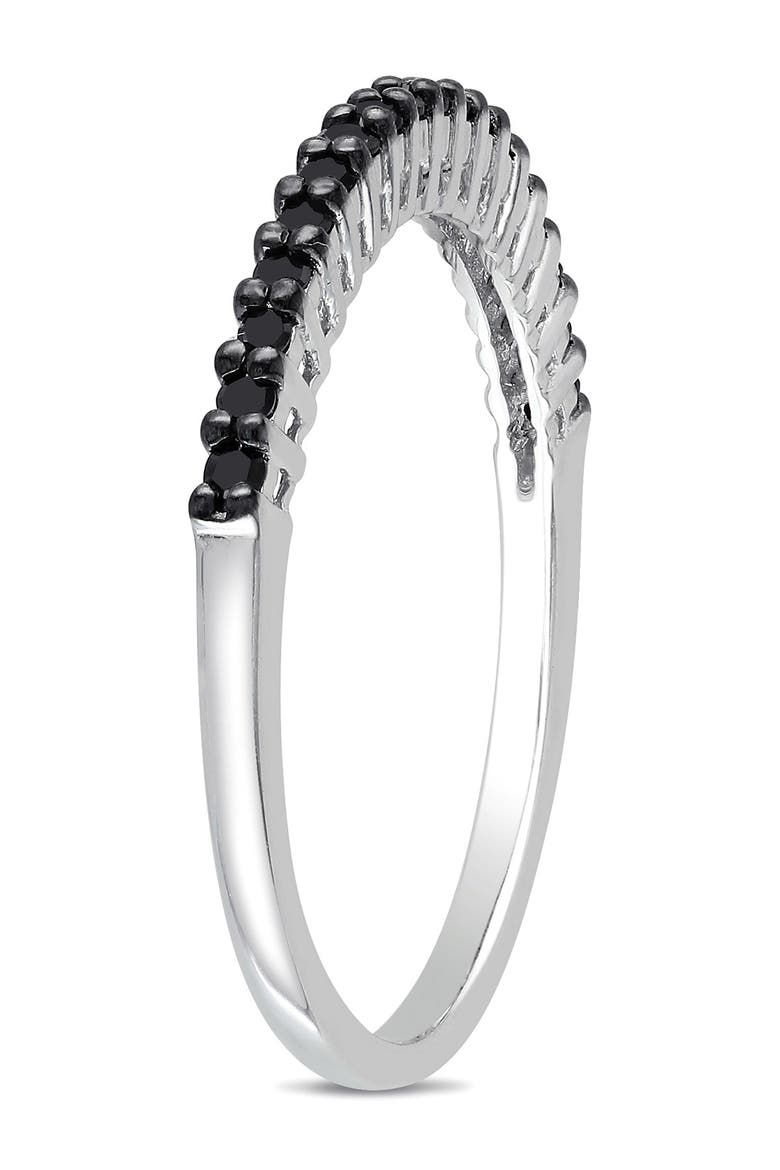 Black Diamond Anniversary Ring, Alternate, color, BLACK