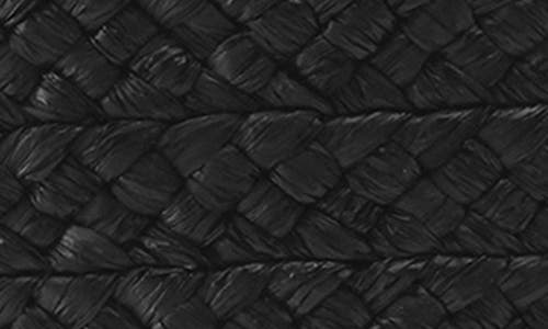 Helen Kaminski Lipari Raffia Tote In Charcoal/black