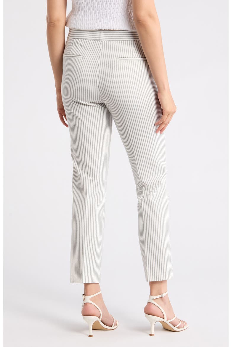 Chelsea Ankle Straight Leg Pants, Alternate, color, GREY/ WHITE