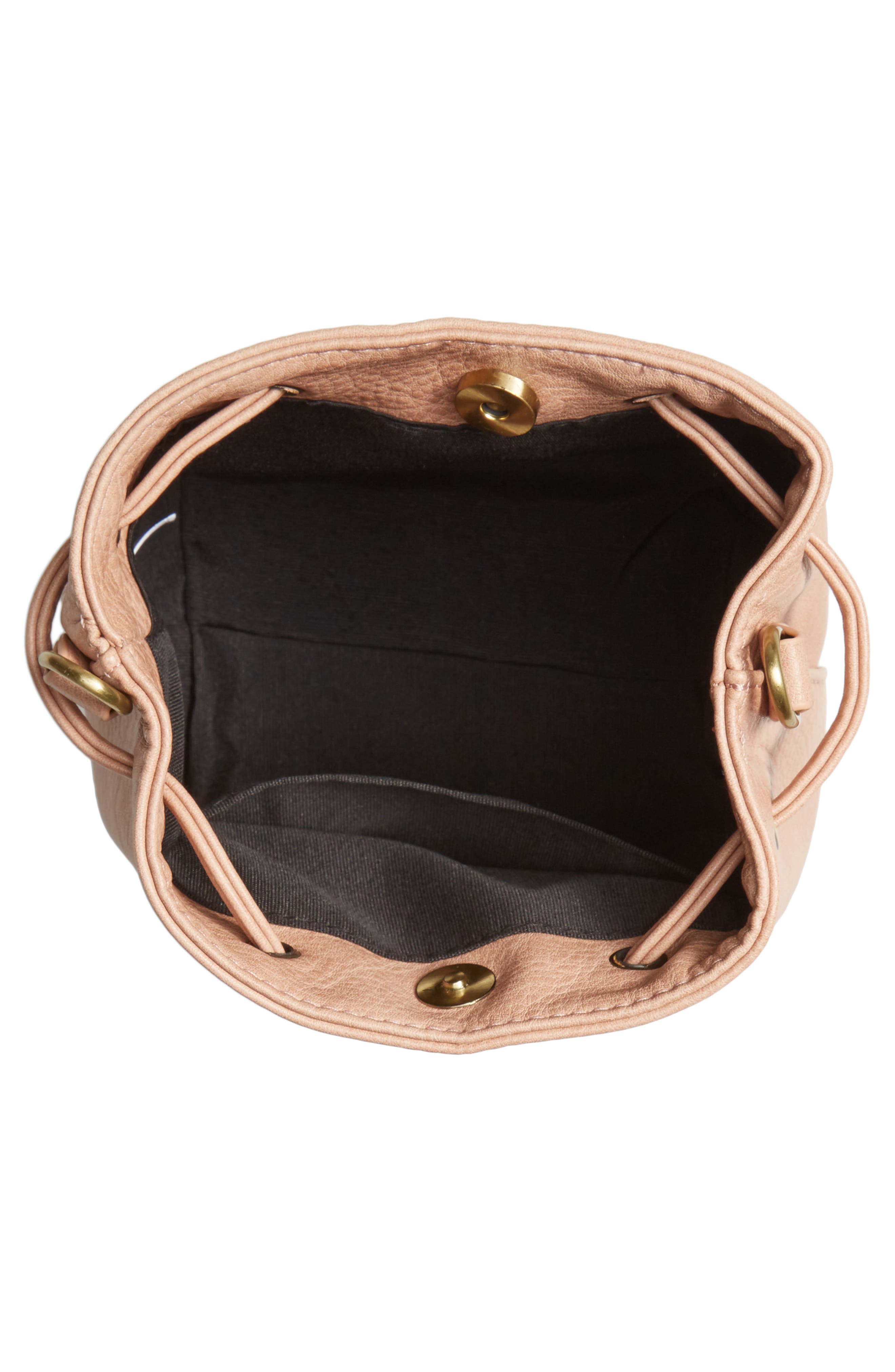 Drawstring Crossbody Bag, Alternate, color, PINK ROSECLOUD