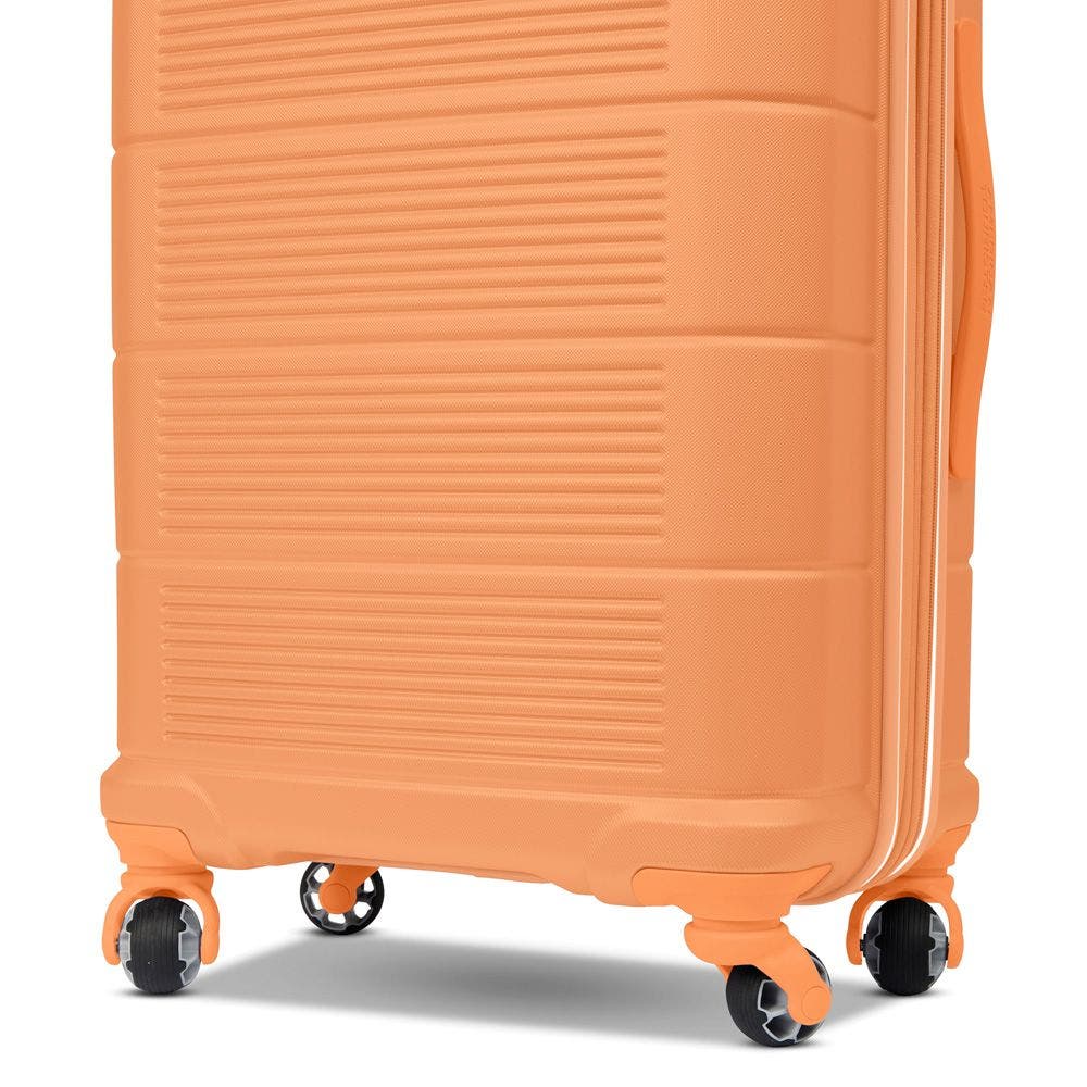AMERICAN TOURISTER Stratum 2.0 Hardside 24" Spinner Medium Checked Luggage, Alternate, color, Papaya