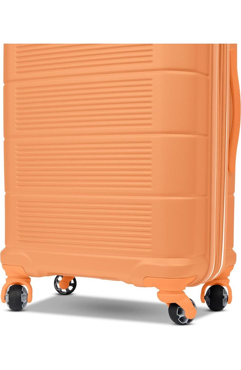 AMERICAN TOURISTER Stratum 2.0 Hardside 24" Spinner Medium Checked Luggage, Alternate, color, Papaya