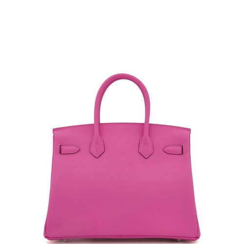Pre-owned Hermes  Hermes Birkin Handbag Pink Epsom With Palladium Hardware 30 In Purple