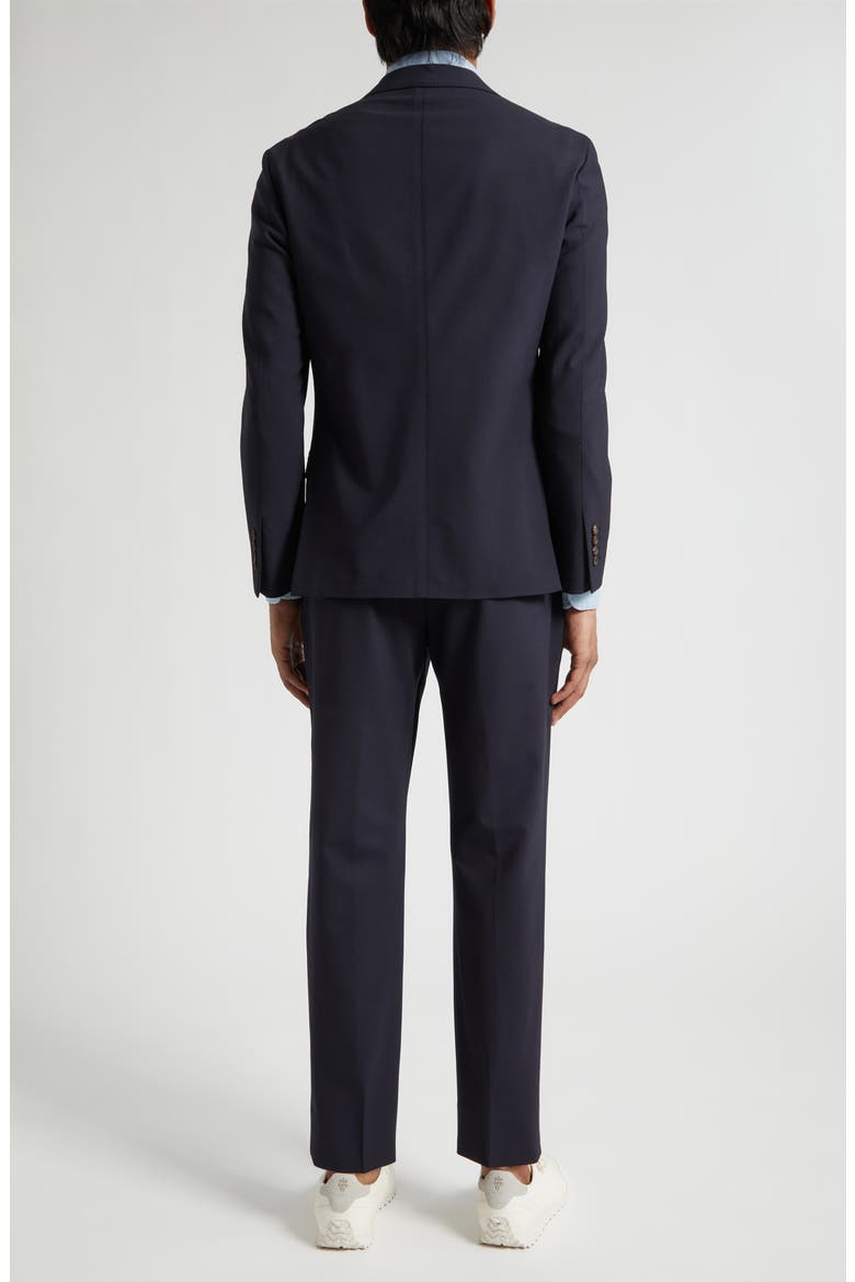 Wool Stretch Gabardine Suit, Alternate, color, 11N NEW BLUE