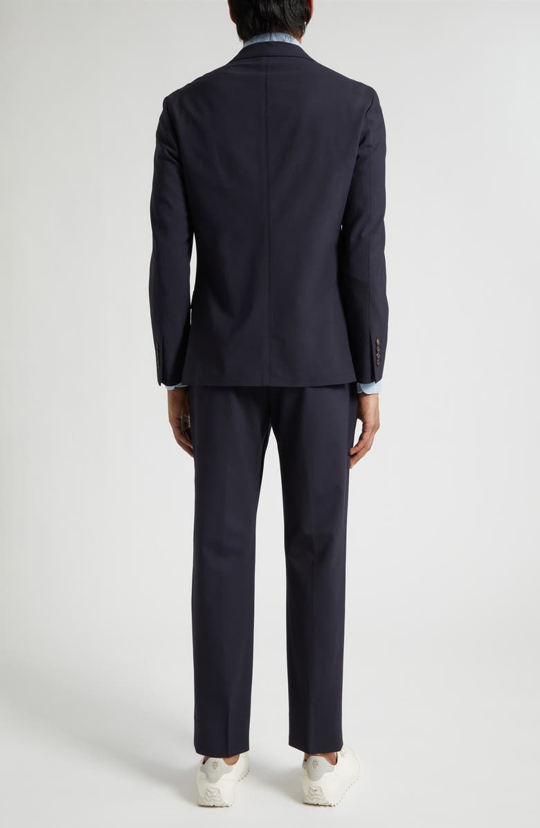Eleventy Wool Stretch Gabardine Suit, Alternate, color, 11N New Blue