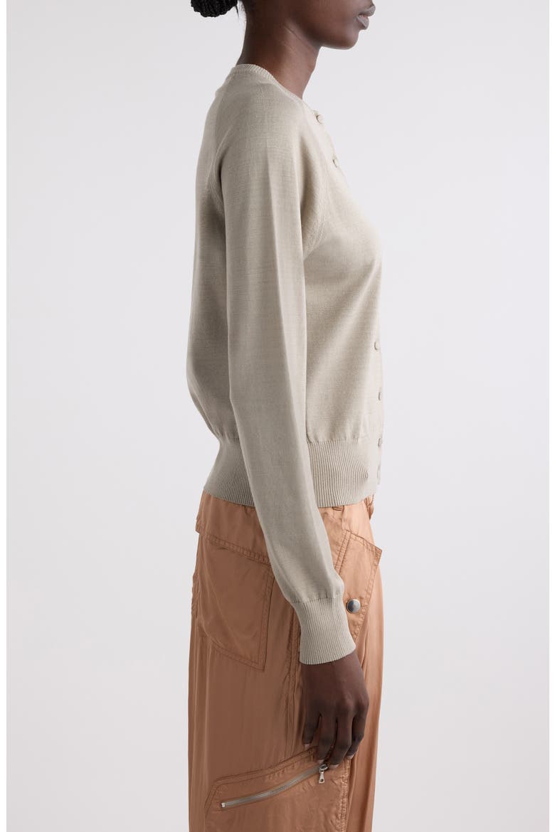 Tobine Cotton Cardigan, Alternate, color, LIGHT GREY