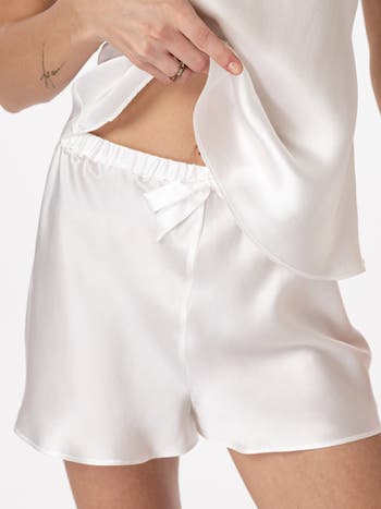 Silk Spaghetti Strap Camisole Pajama Set