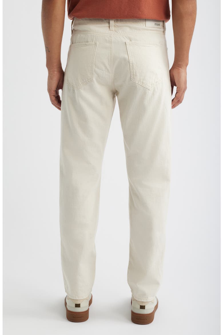 Zach Straight Leg Cotton & Linen Jeans, Alternate, color, ECRU LINEN DENIM