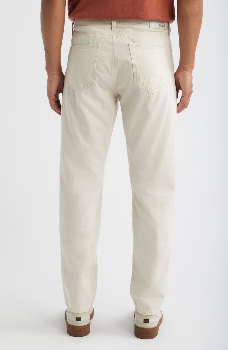 Mavi Jeans Zach Straight Leg Cotton & Linen Jeans, Alternate, color, Ecru Linen Denim