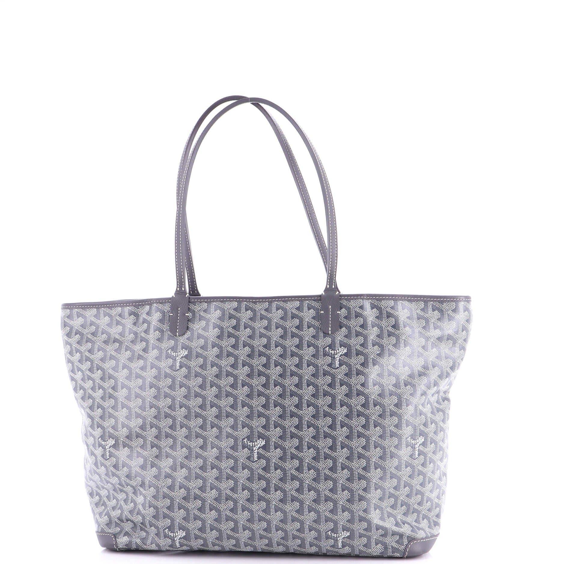 Pre-Owned Goyard Artois Tote Coated Canvas MM, Alternate, color, Gray