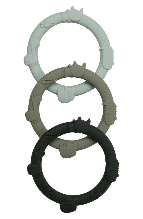Assorted 3-Pack Teething Rings