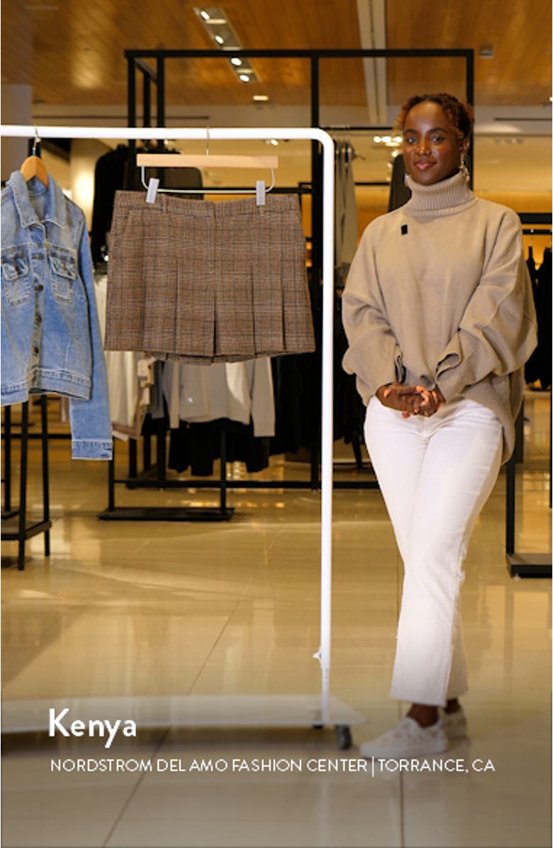 Glen Plaid Miniskirt, sales video thumbnail