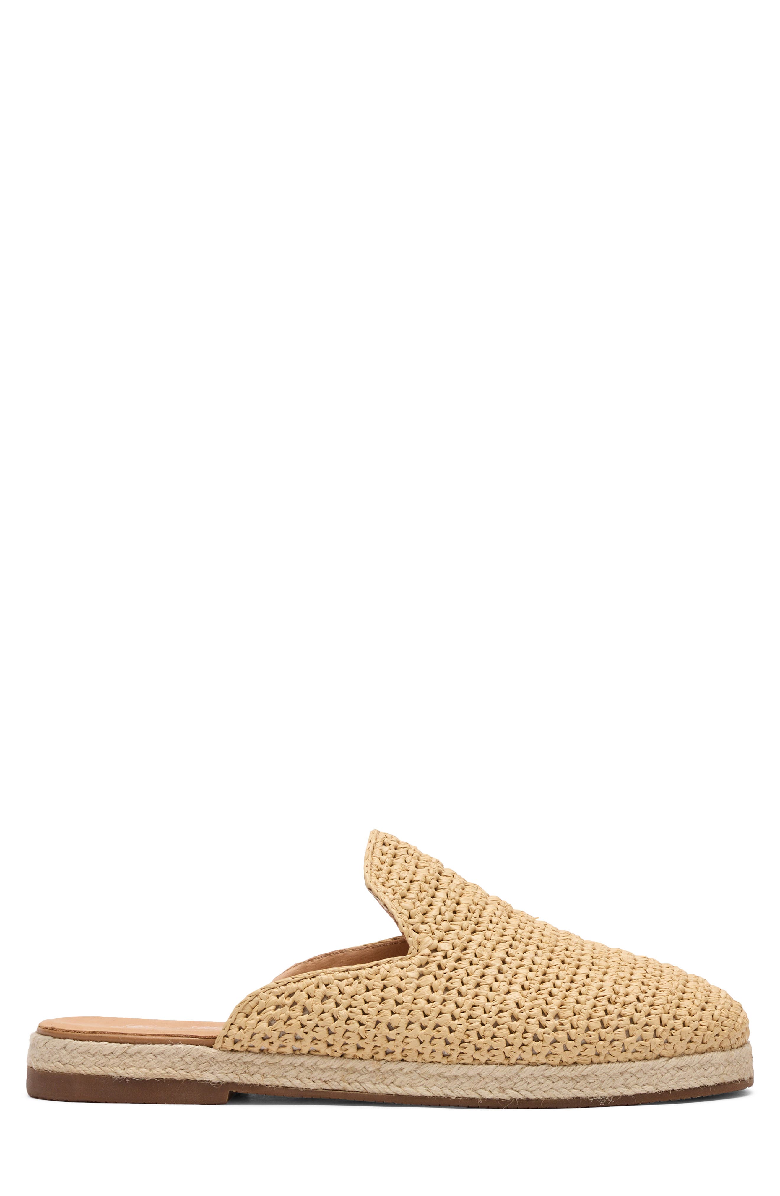 Bahia Woven Raffia Mule, Alternate, color, TAN RAFFIA