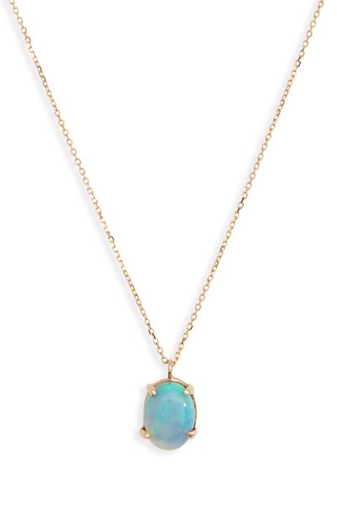 Charn Opal Pendant Necklace