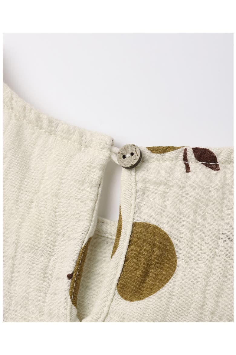 Golden Apples Cotton Gauze Dress, Alternate, color, GOLDEN APPLES