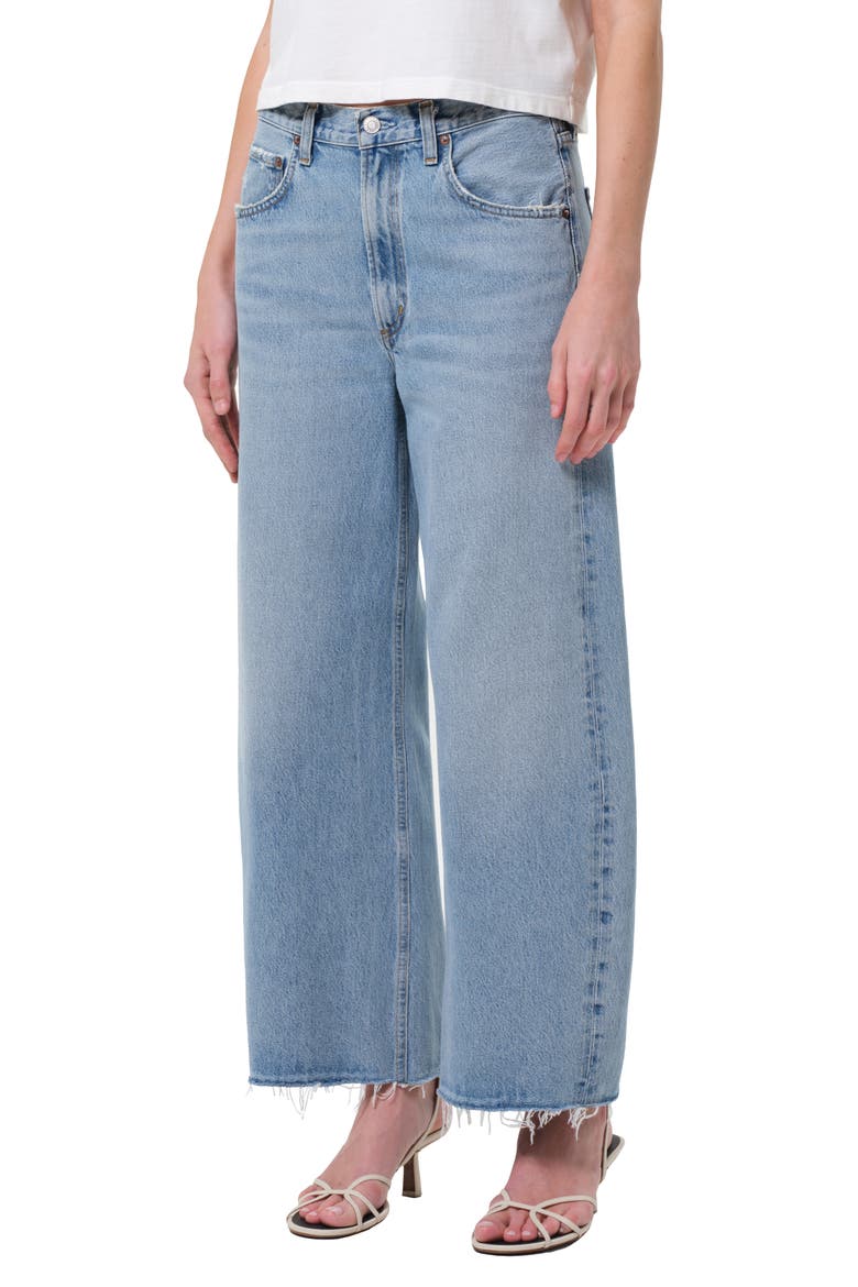 Low Curve Frayed Jeans, Main, color, FORCE