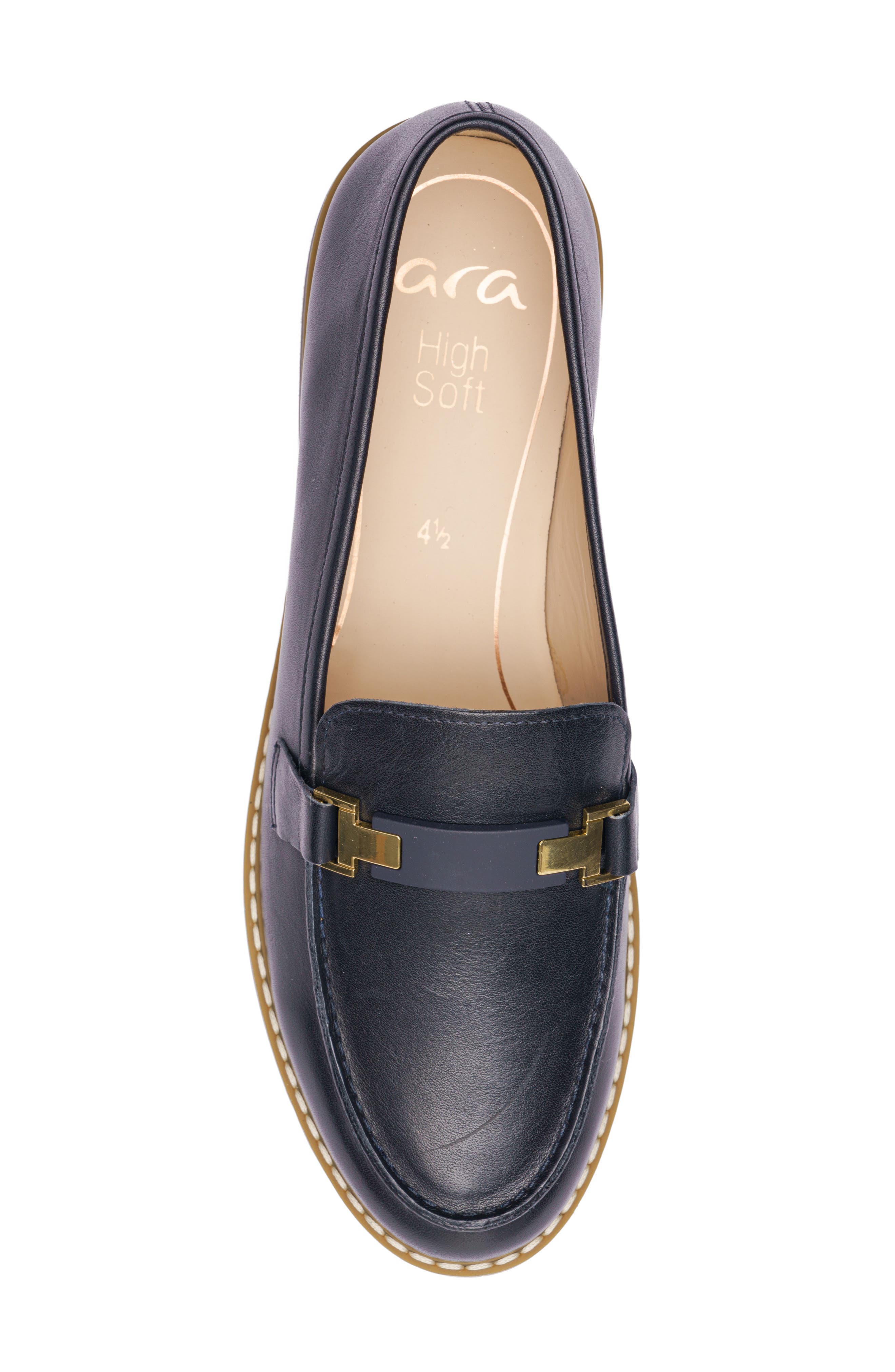 ara Angelica Bit Apron Toe Loafer, Alternate, color, 