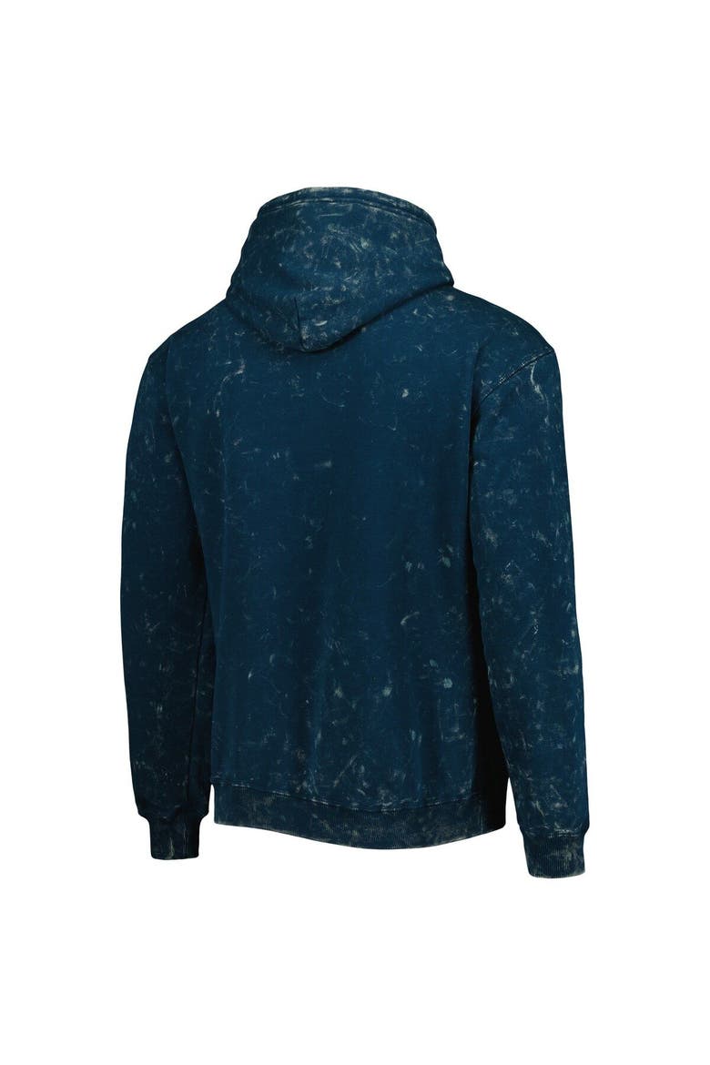 Unisex The Wild Collective Blue New York Knicks Tonal Acid Wash Pullover Hoodie, Alternate, color, Blue