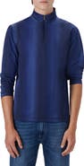 Bugatchi OoohCotton® Quarter Zip Pullover