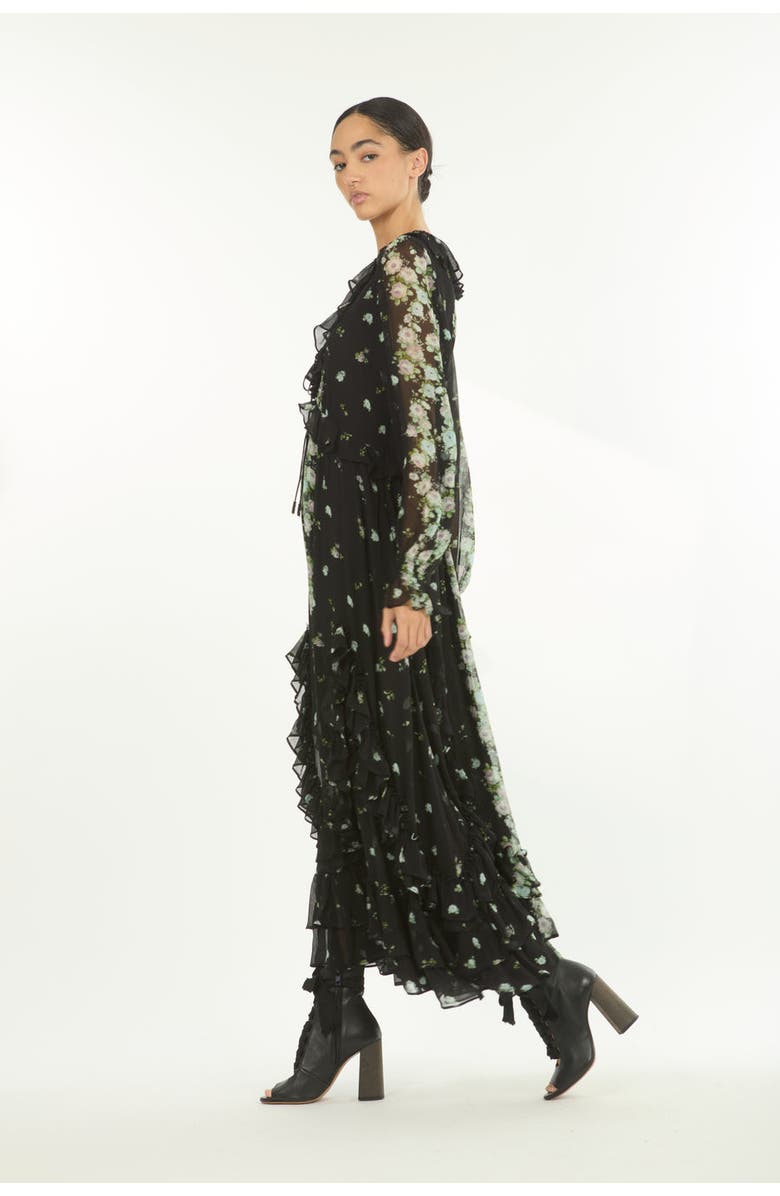 SECRET MISSION Brighton Dress, Alternate, color, Black Floral Alley