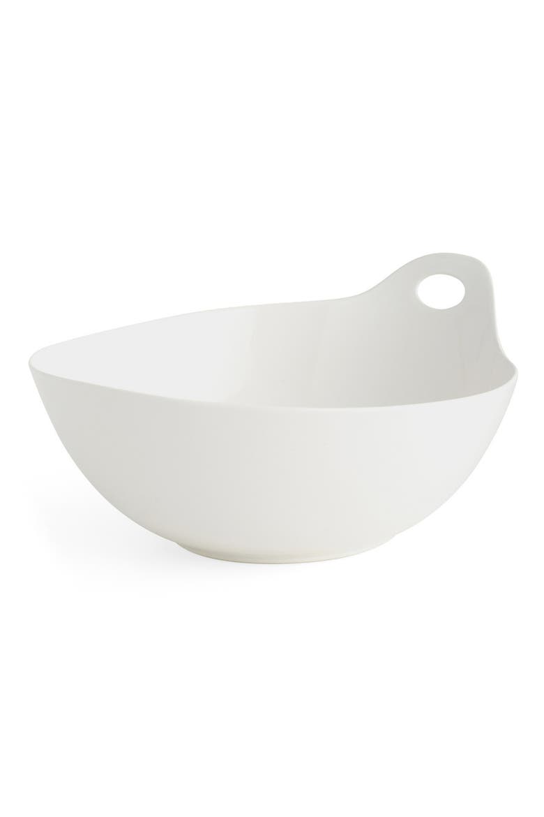 Portables Round Serving Bowl, Main, color, WHITE