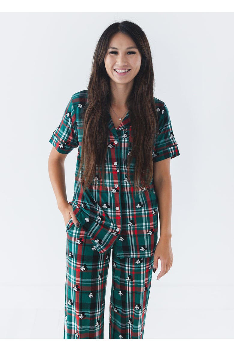 Women's Steamboat Willie Tartan Pajama Set, Alternate, color, Multicolor